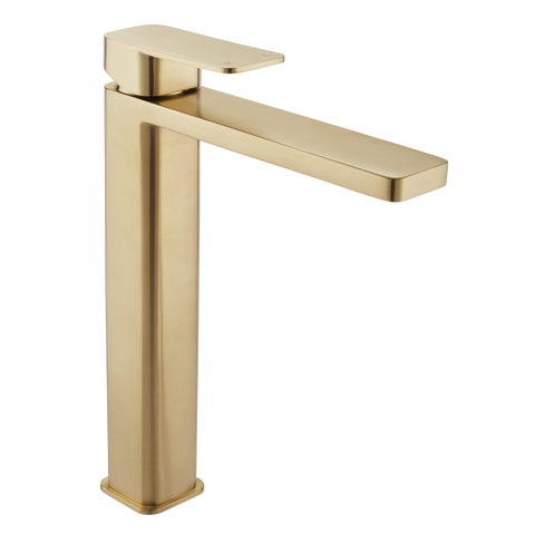 Nesso Extended Basin Mixer - Brushed Brass