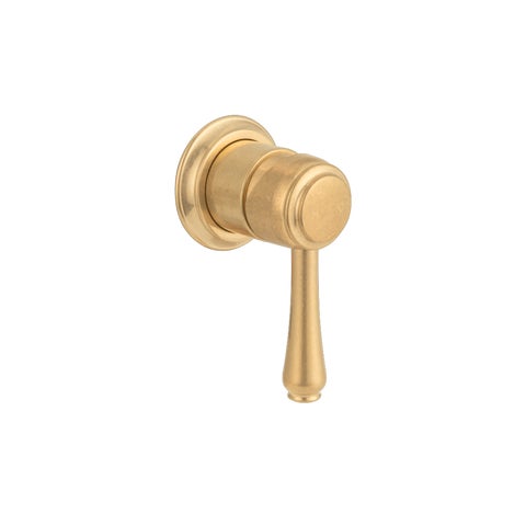 Kingsley Minimal Mixer - Tumbled Aged Brass