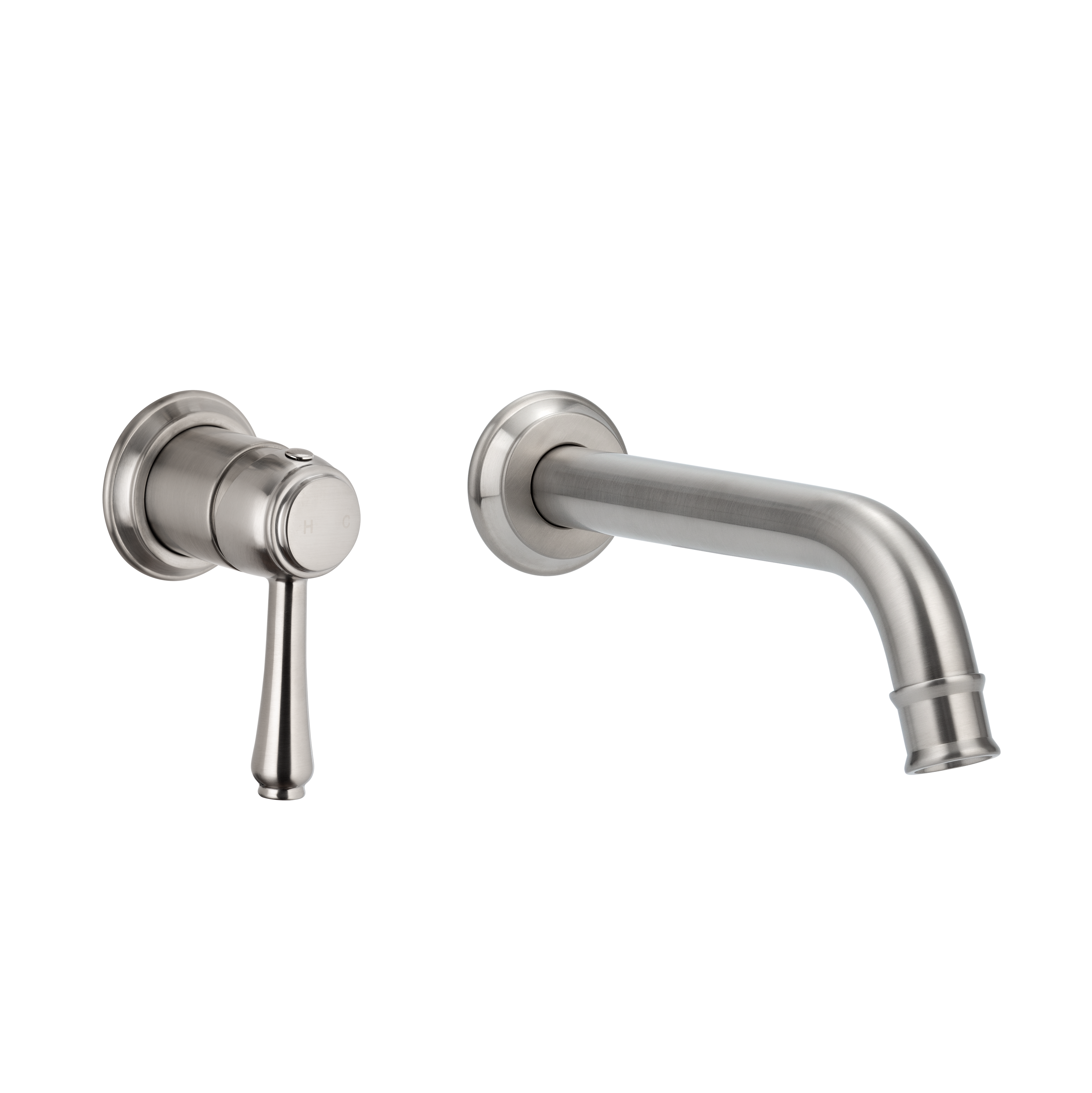 kingsley minimal mixer and spout BrushedNickel