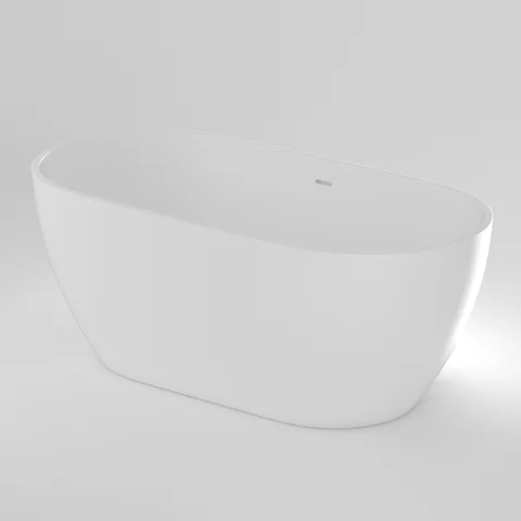Scala Acrylic Freestanding Bath - 1510mm - Matte White