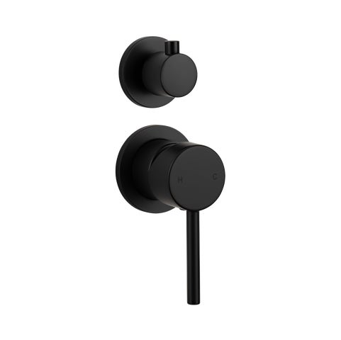 Elysian Shower Top Diverter - Matte Black