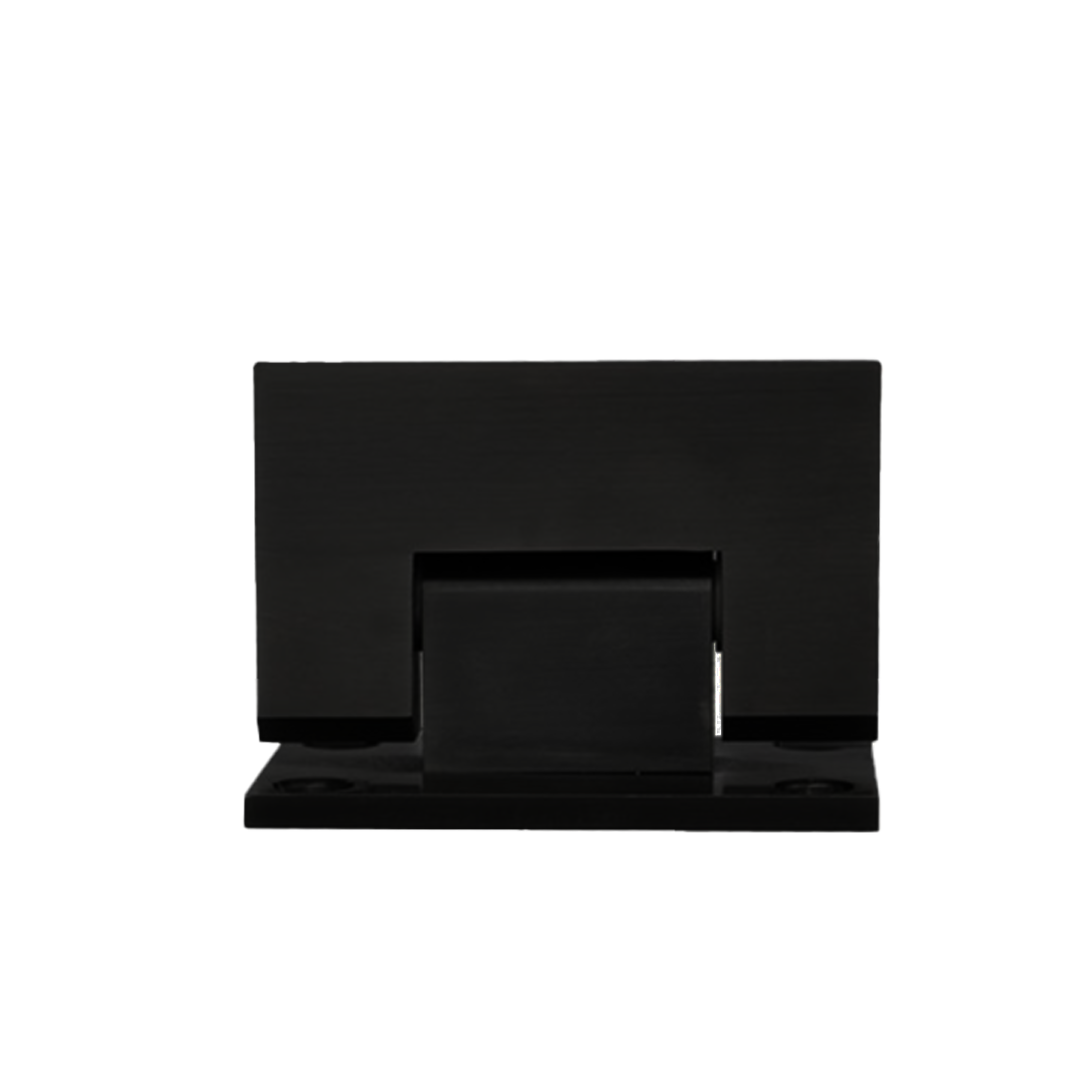Kenzie Glass-to-Wall Shower Hinge - Matte Black