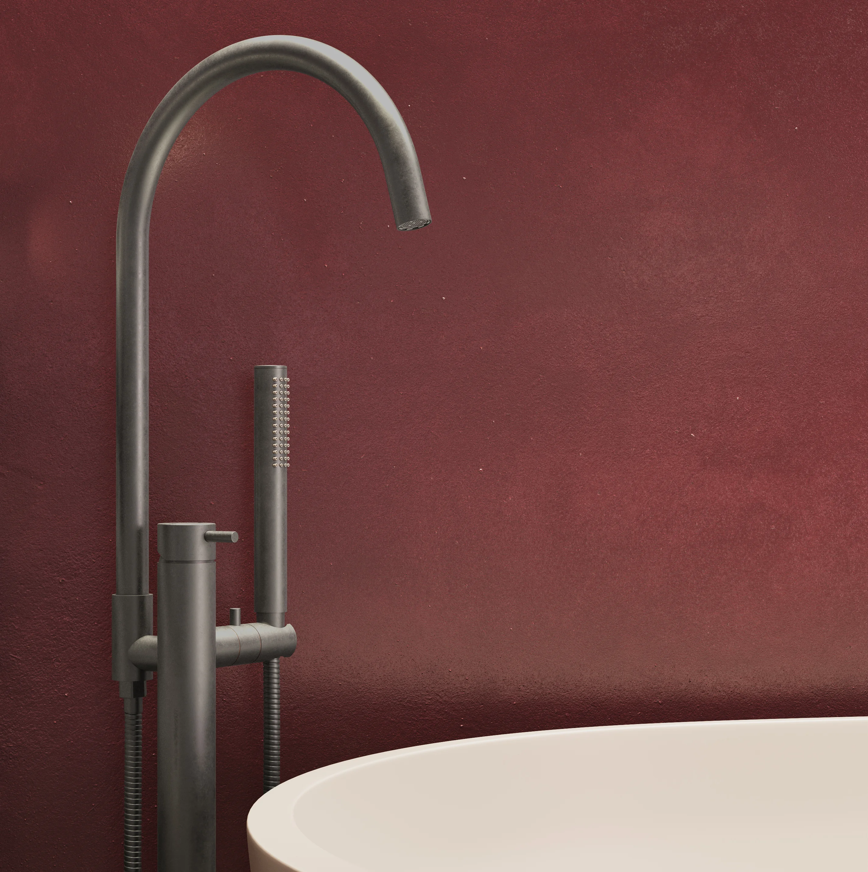 AntiqueBathroom BathScene Var02 Angle05 Steel