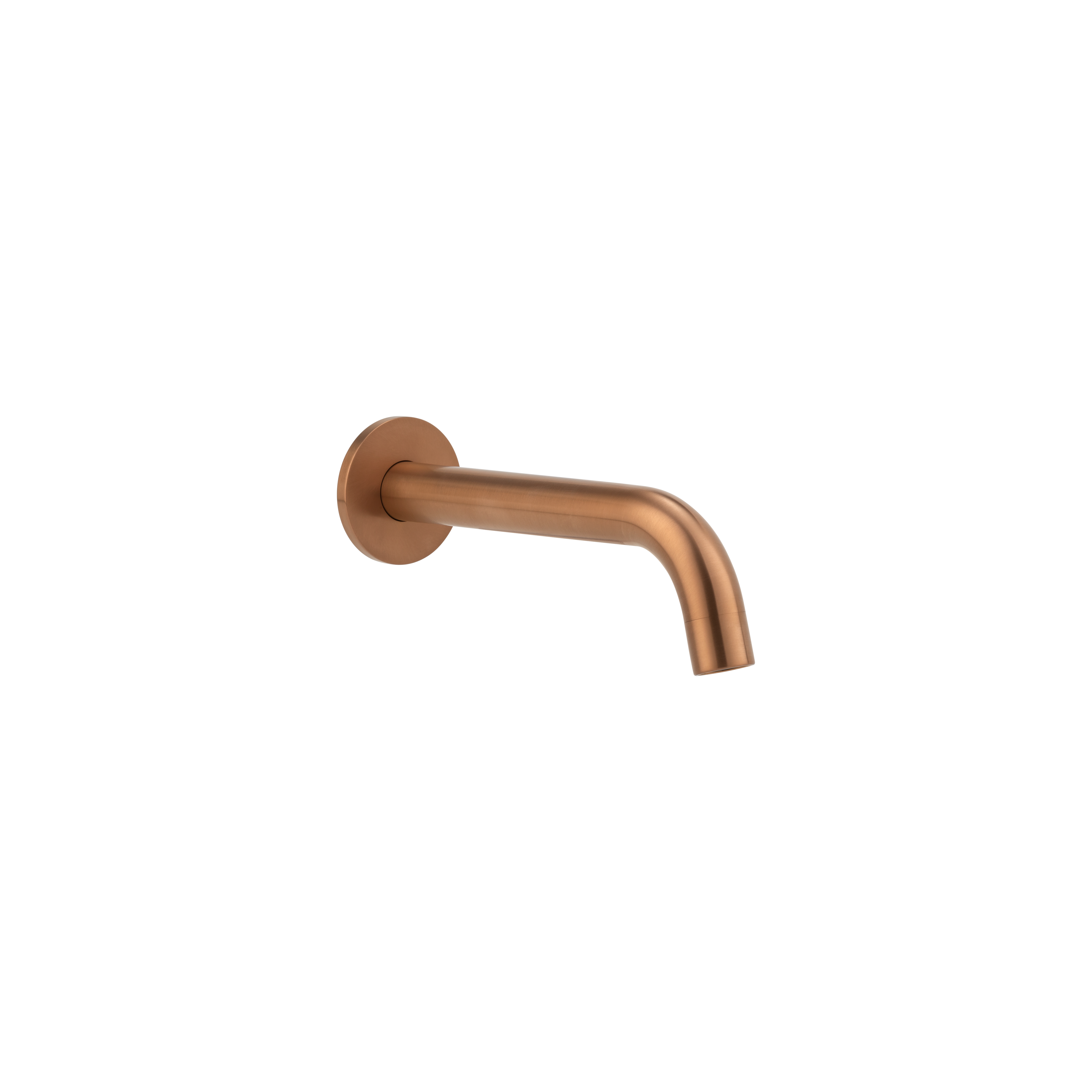 Sola Wall-Mounted Spout - Brushed Copper