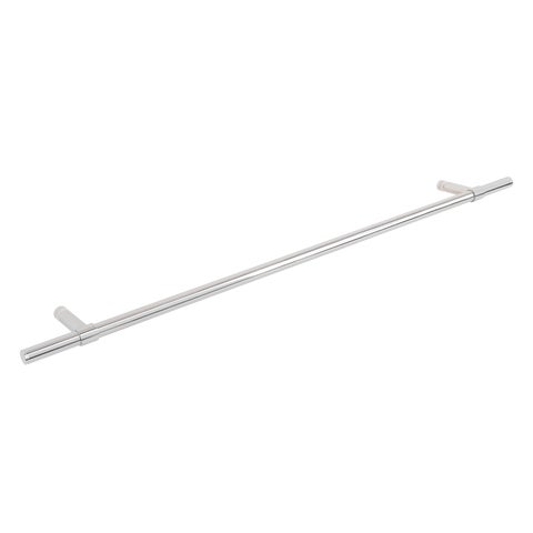 Modi Adjustable Glass Mounted Towel Rail 750mm - Chrome
