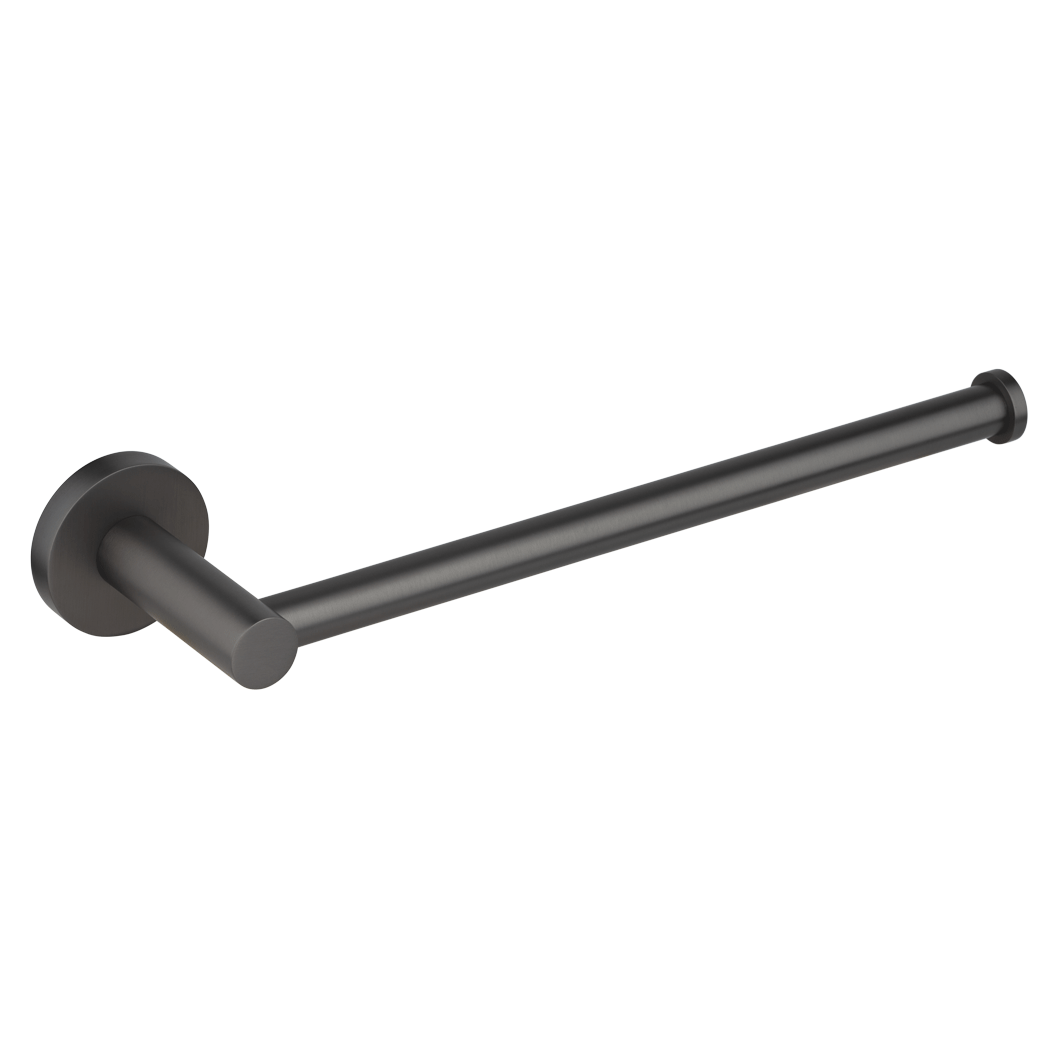 Elysian Hand Towel Holder - Brushed Gunmetal