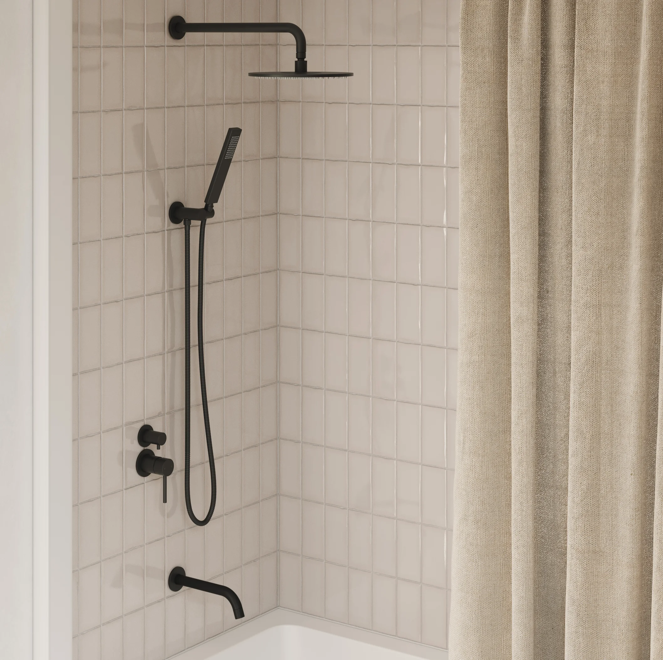 Elysian%20Thermostatic%20Minimal%202Way 3Way HandShower-MB