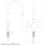 Kingsley Pull out Filter Tap - Spec