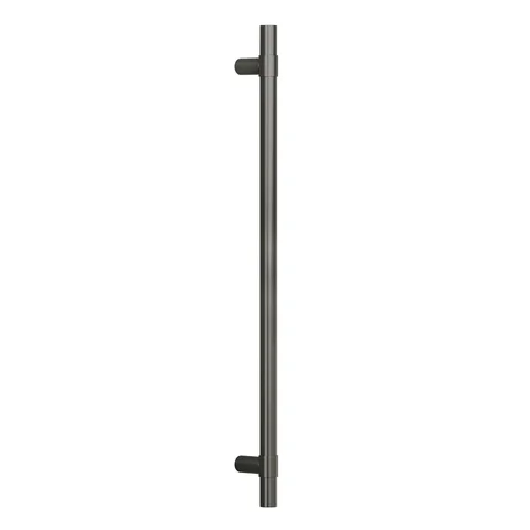 Modi Adjustable Heated Towel Rail 900mm - Brushed Gunmetal