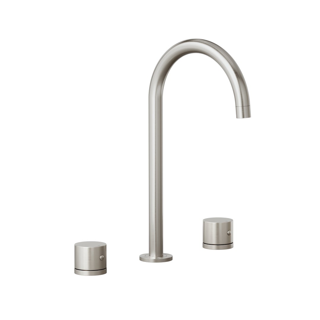 Milani Assembly Bench Mounted Set - Brushed Nickel