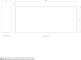 Perspex insert nocut 900 Spec-01