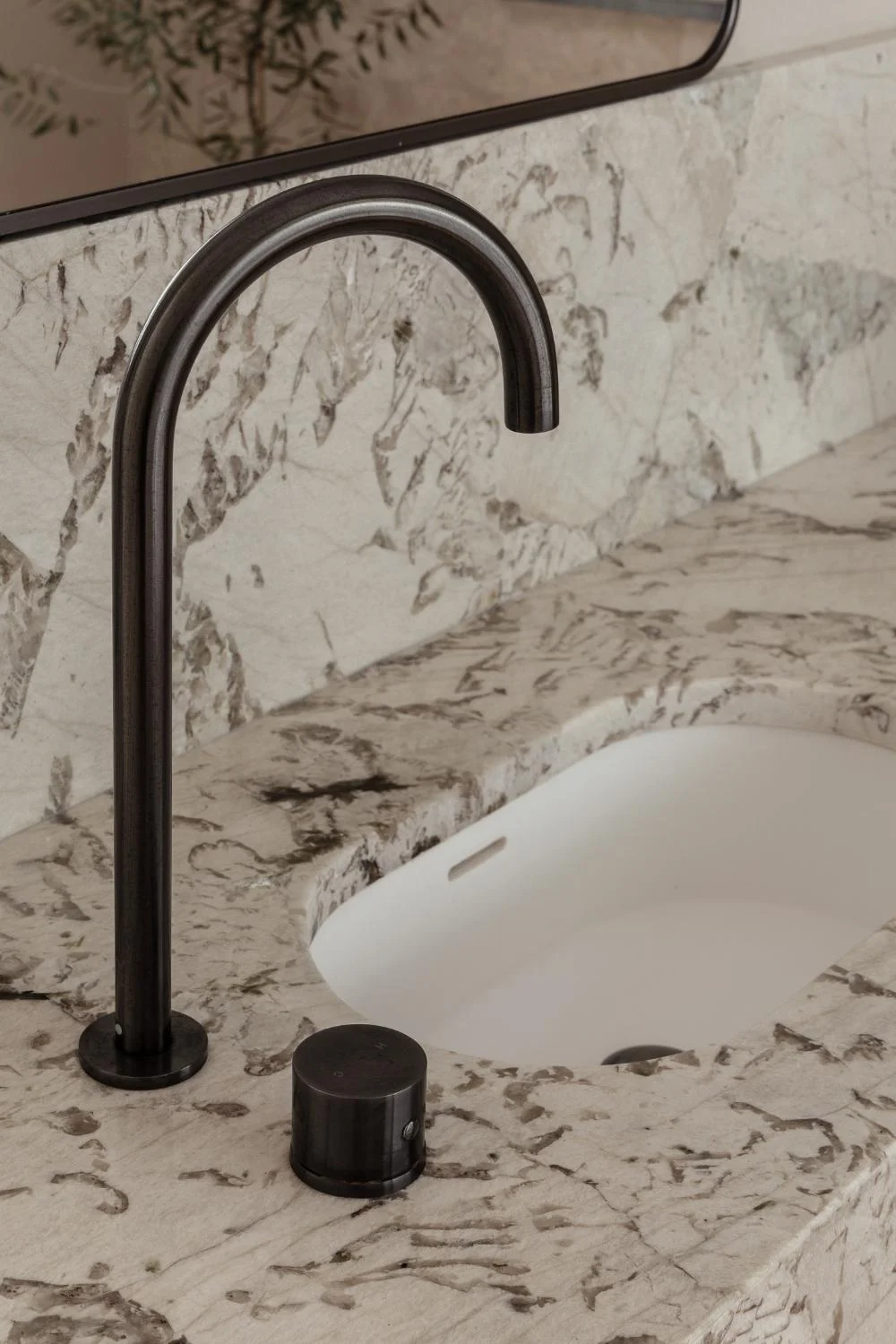 Gunmetal Finish Mixer