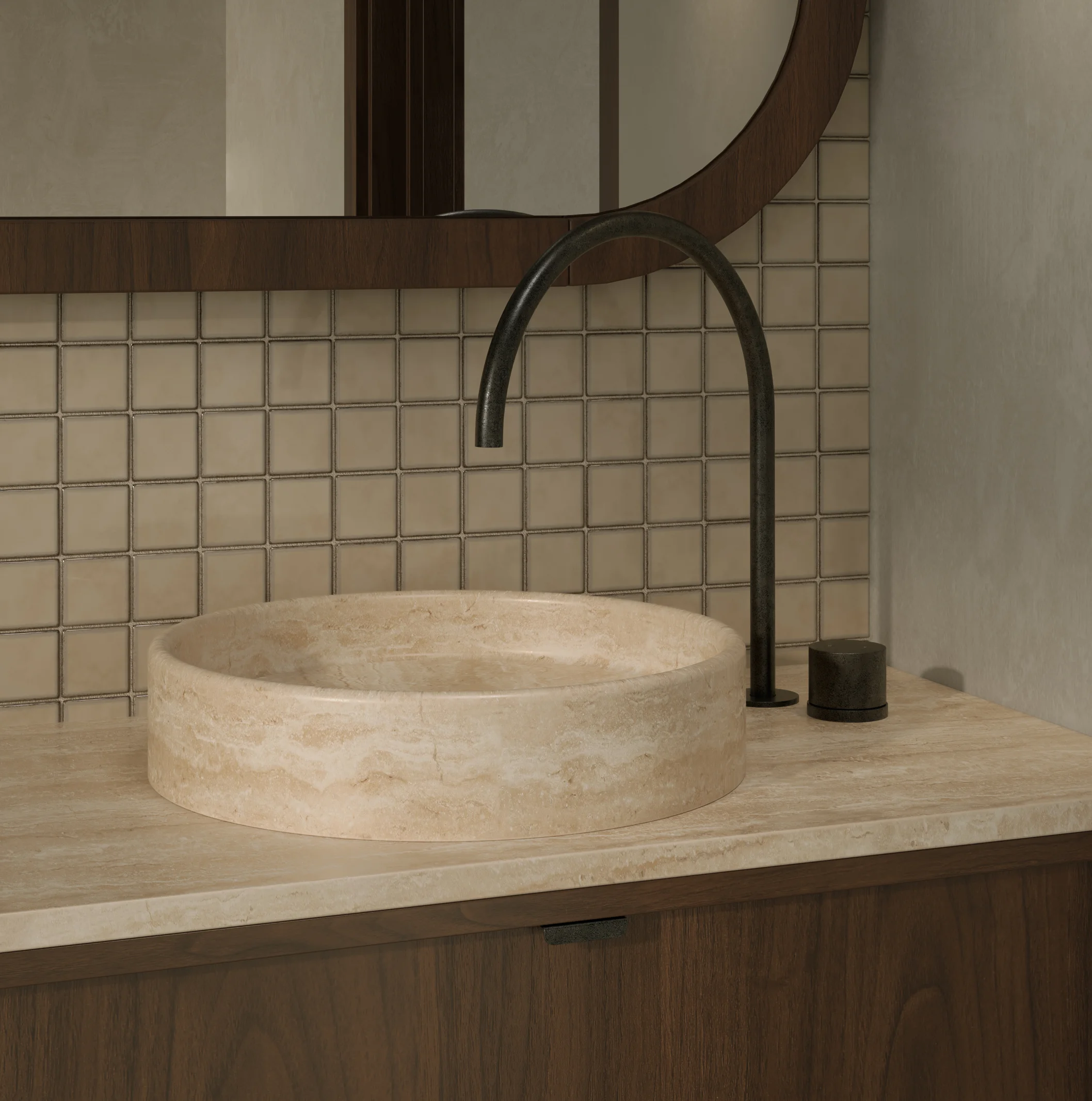 Kasumi%20Vanity-Dark%20Oak Yama%20Square%20Tile-Latte CL%20Up Slate