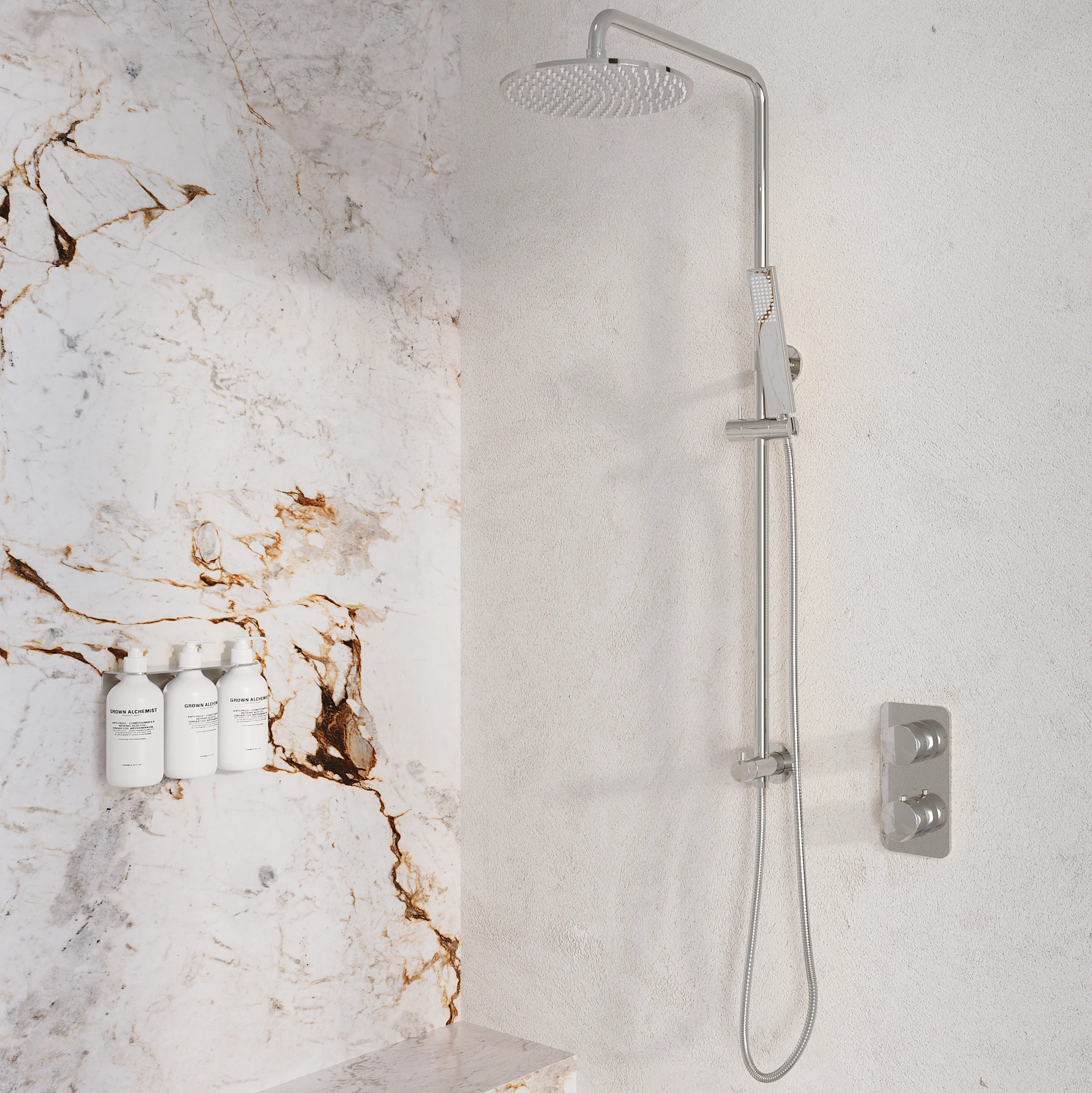 Milani Thermostatic Shower Mixers Insetting HiRes View02 CH