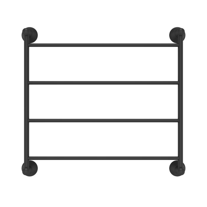 Kingsley Heated Towel Ladder – Matte Black