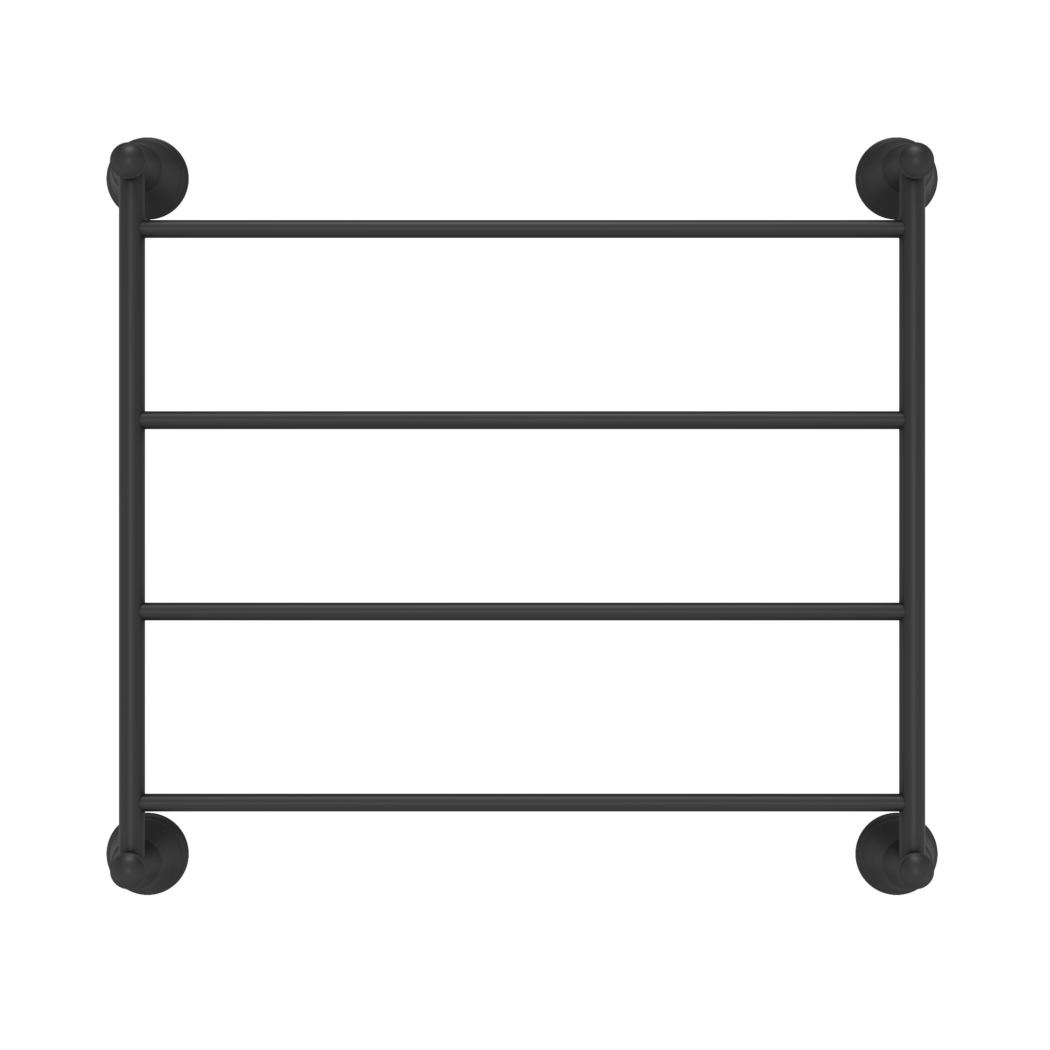 Kingsley Heated Towel Ladder - Matte Black