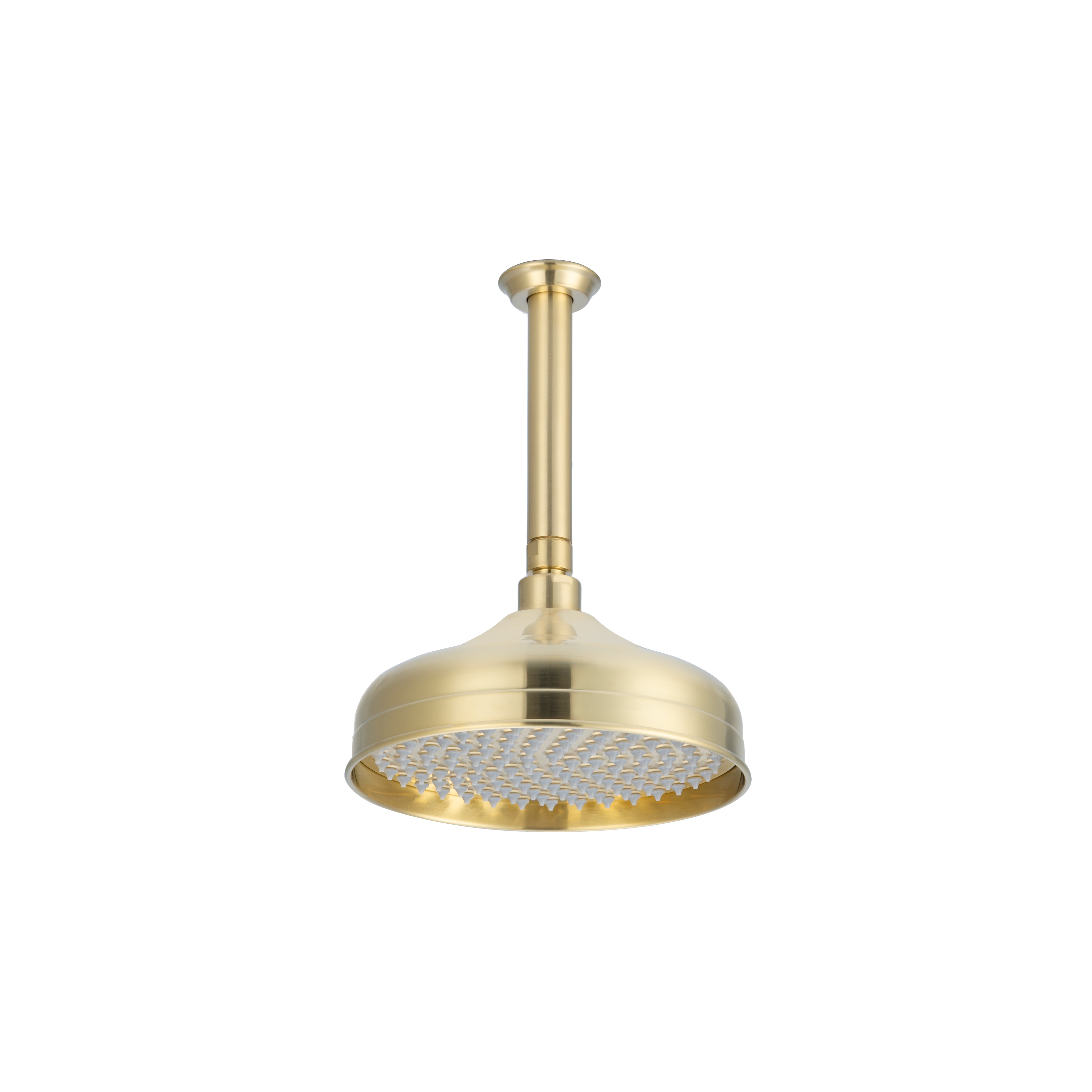 Kingsley Shower Dropper 150mm and Head Set - Brushed Brass