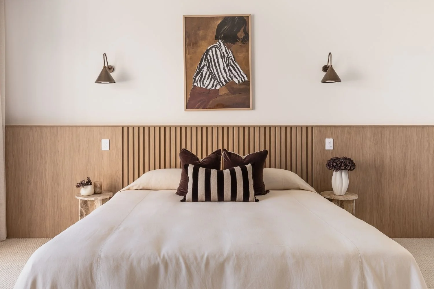 Amaia PJH Construction Spanish Architecture Master Bedroom