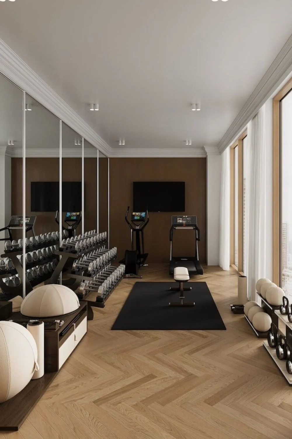 Home Gym Equiptment Wellness Area