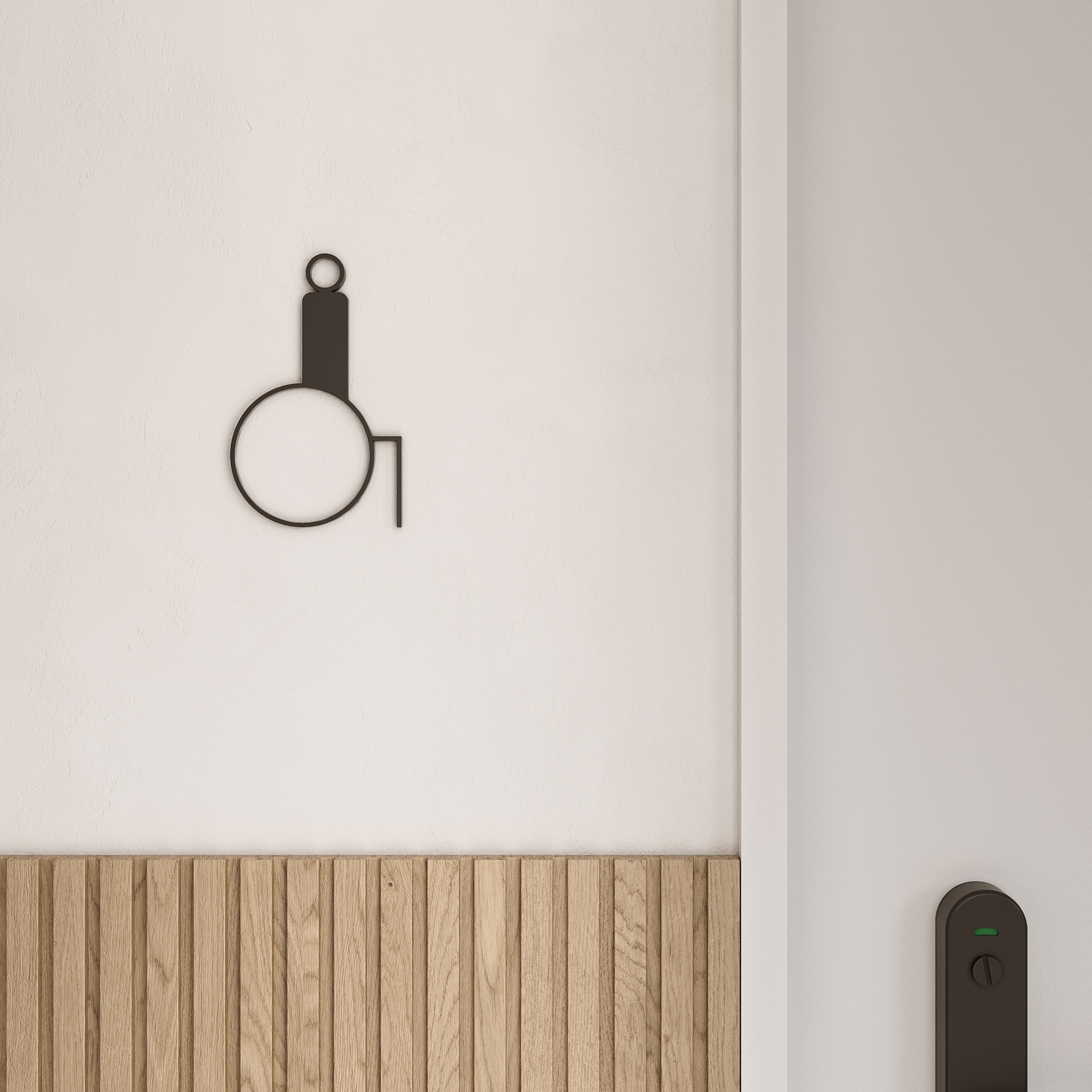 Signage Restroom Accessible MB