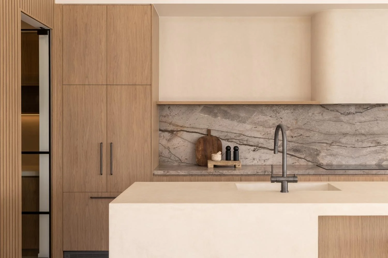 Amaia PJH Construction Spanish Architecture Kitchen Timber