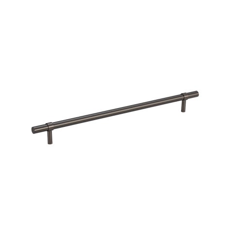 Modi Adjustable Cabinetry Pull 350mm - Brushed Gunmetal