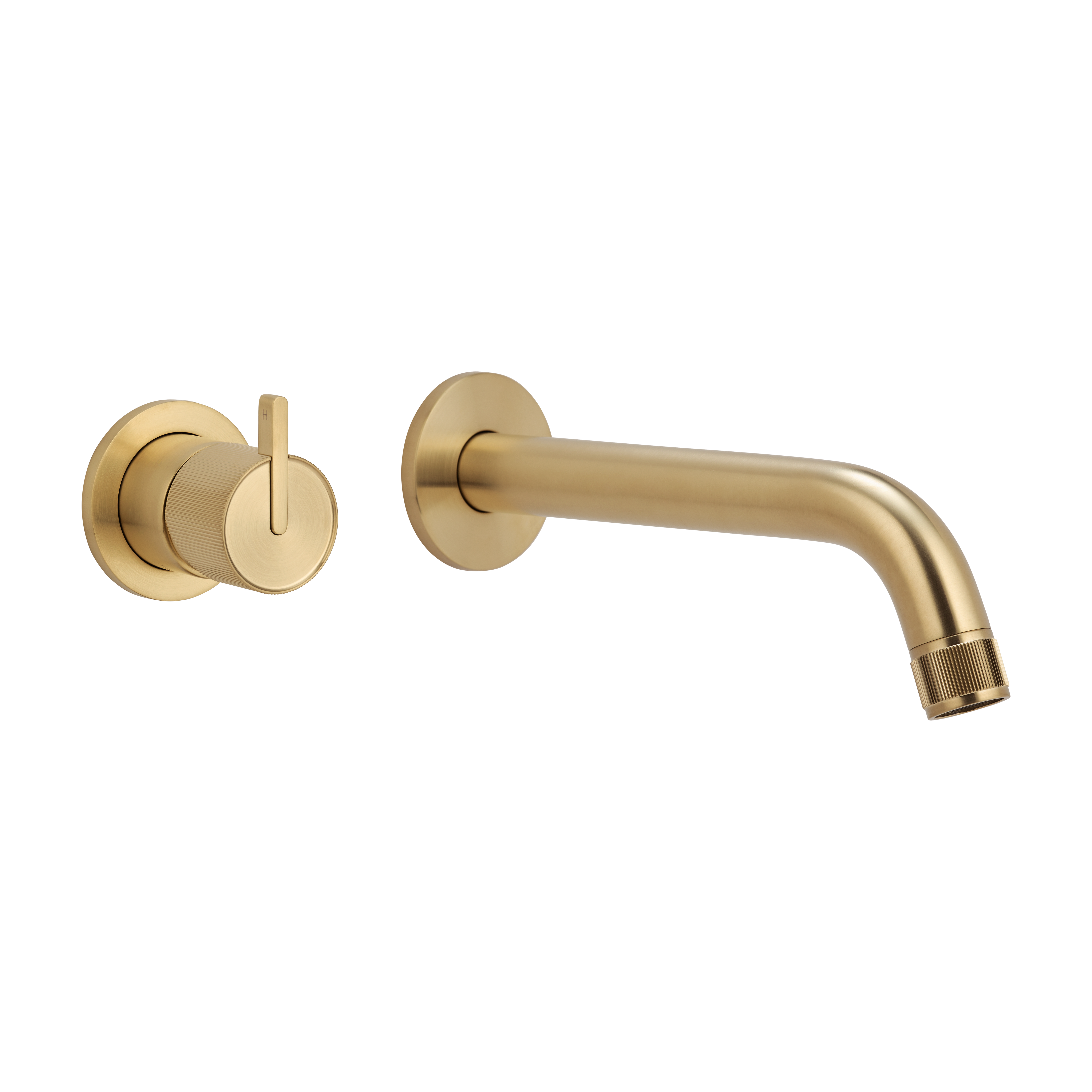 Namika Minimal Mixer & Spout Set - Brushed Brass