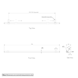 MODI Towel Rail 750mm Gallery Spec