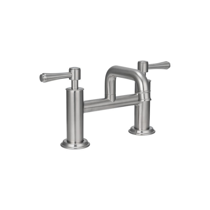Kingsley Bench Mounted Bath Filler – Brushed Nickel