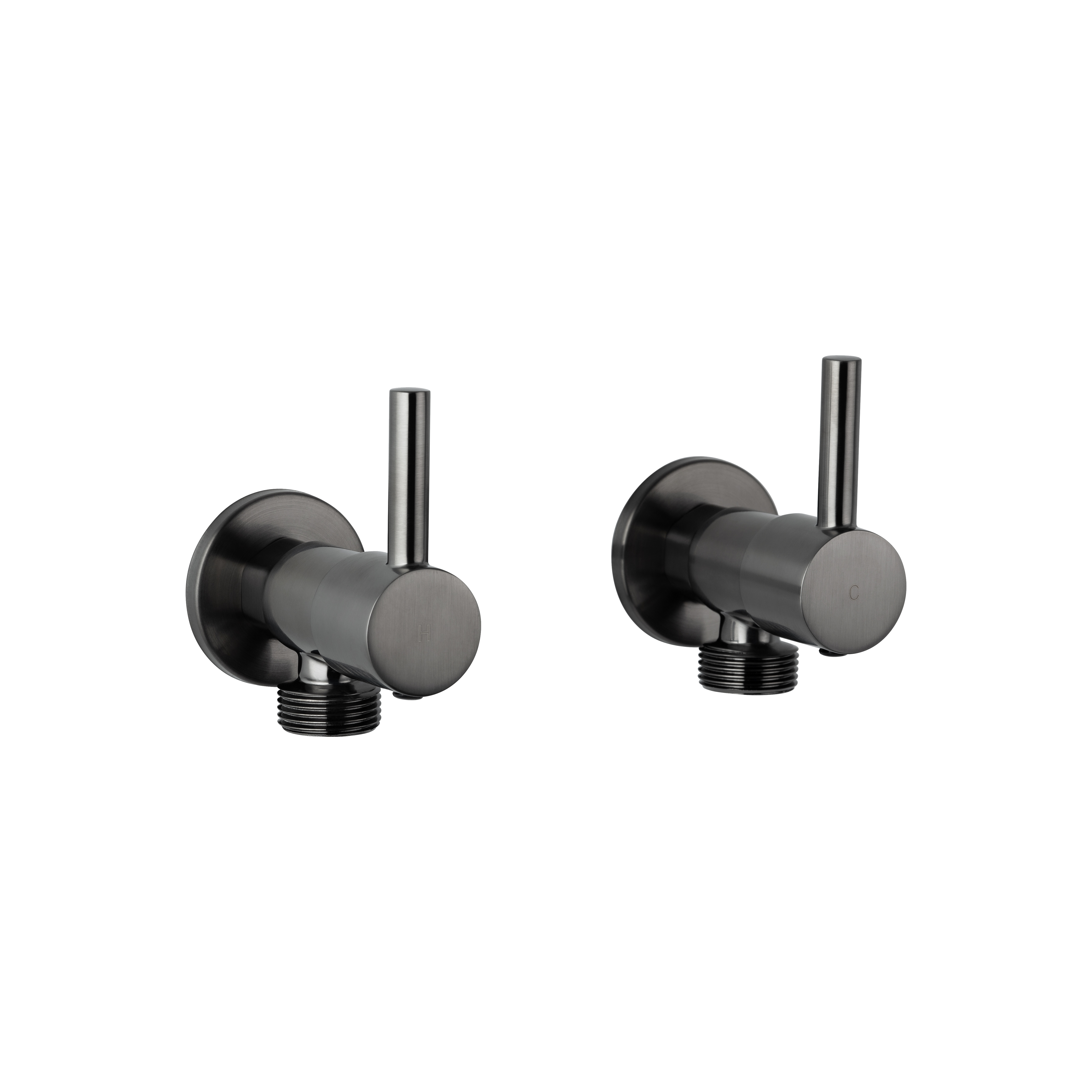 Elysian Washing Machine Stops - Brushed Gunmetal