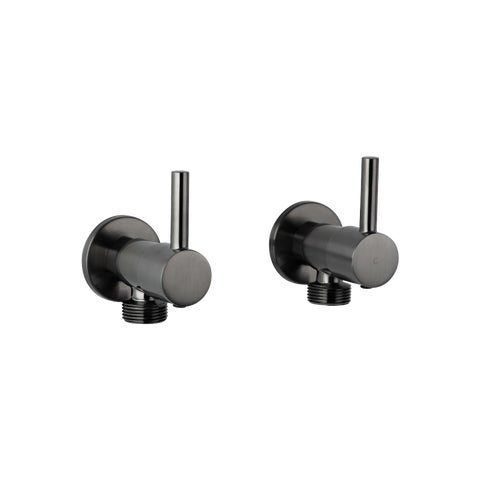 Elysian Washing Machine Stops - Brushed Gunmetal