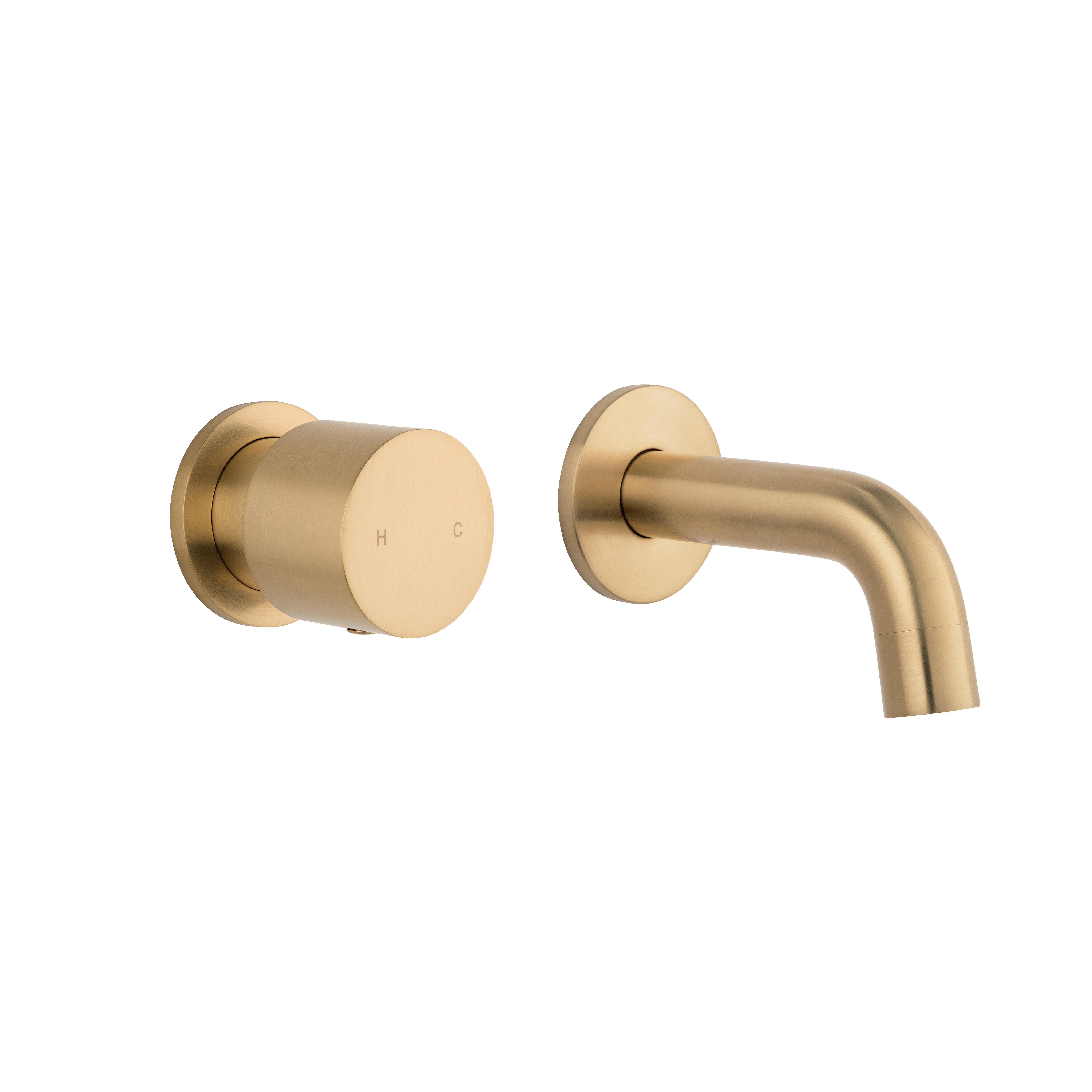 Milani Progressive Mixer & Mini Spout Set - Brushed Brass