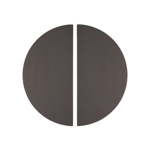 Imes Half Moon Entry Door Pull (Pair) - Brushed Gunmetal