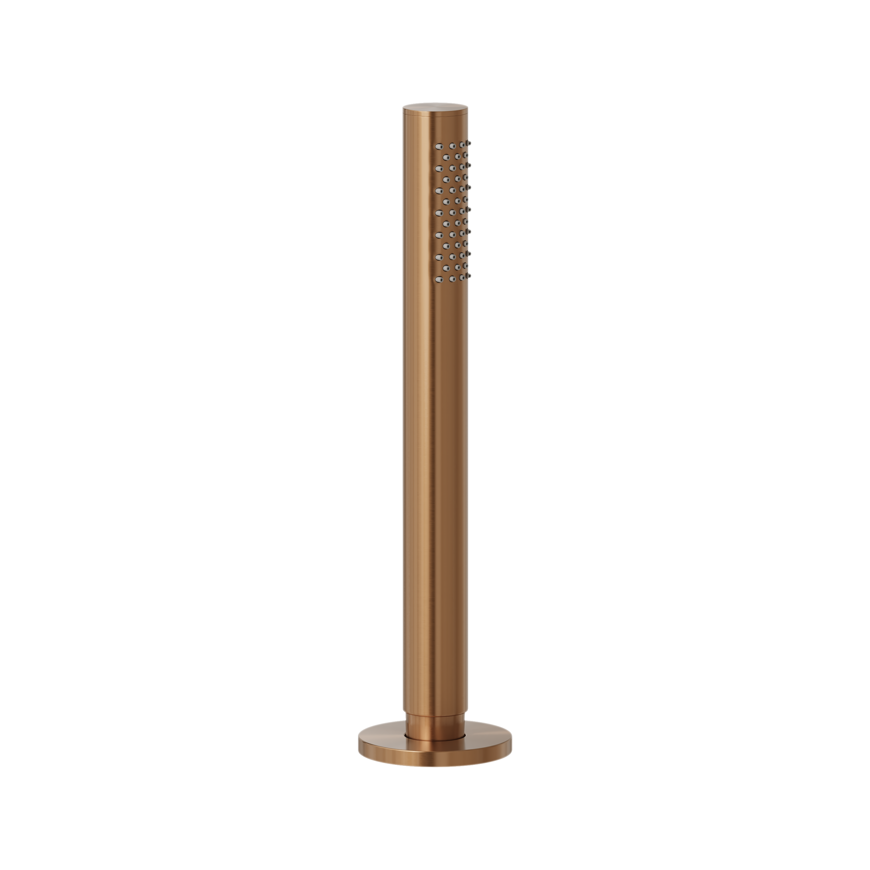 Deck Mounted Retractable Sola Hand Shower - Brushed Copper