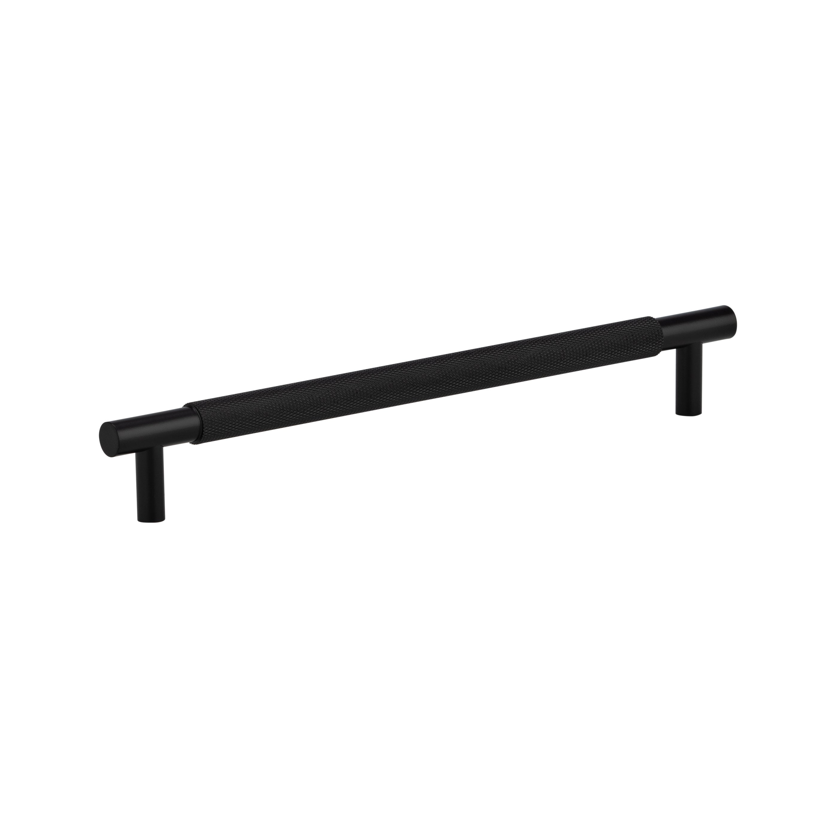 Tezra Textured Cabinetry Pull 220mm – Matte Black