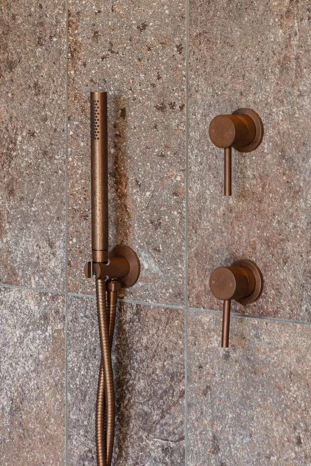 Modern Antique Interior Design Shower Antique Bronze