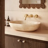 Pedra%20Small%20Knob%2020mm V2 Beige%20Travertine