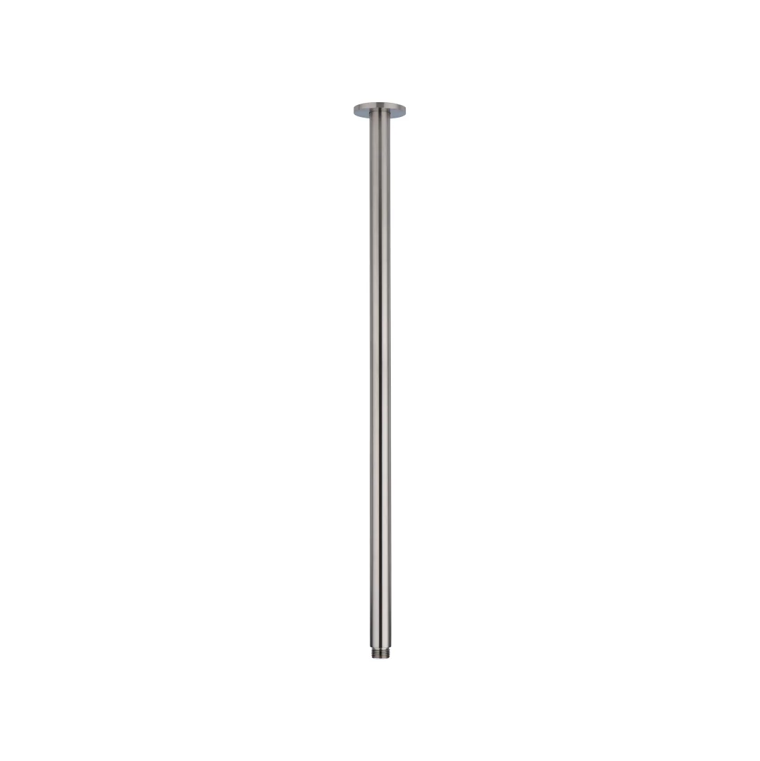 Shower Dropper Extended Round 600mm - Brushed Nickel - Feature