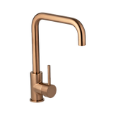 Eden Square Kitchen Mixer - Brushed Copper - Feature