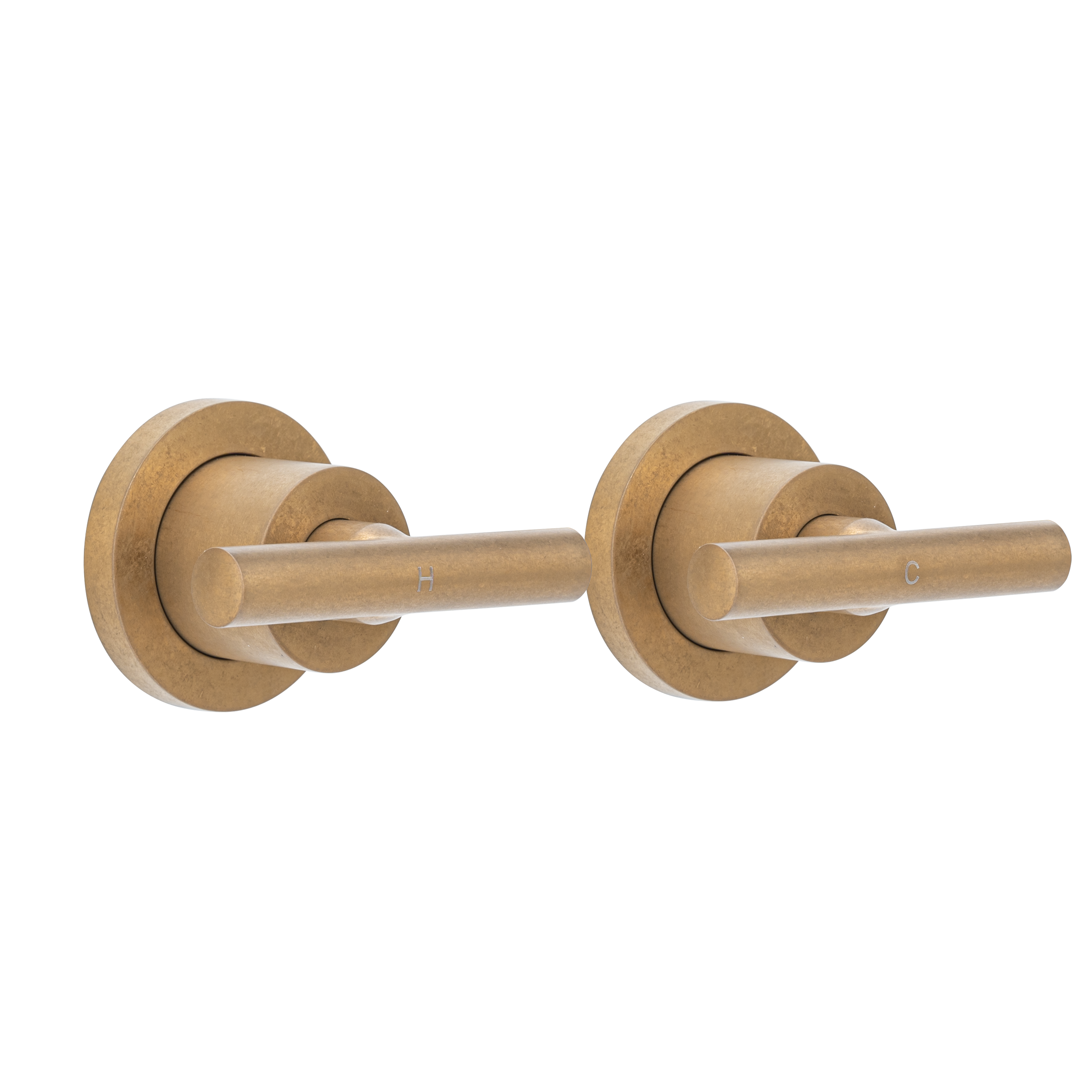 Sola Barre Assembly Taps - Antique Aurum