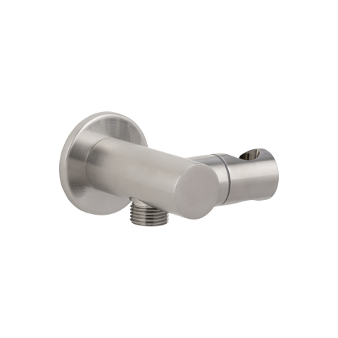 Adjustable Hand Shower Holder & BP - Brushed Nickel