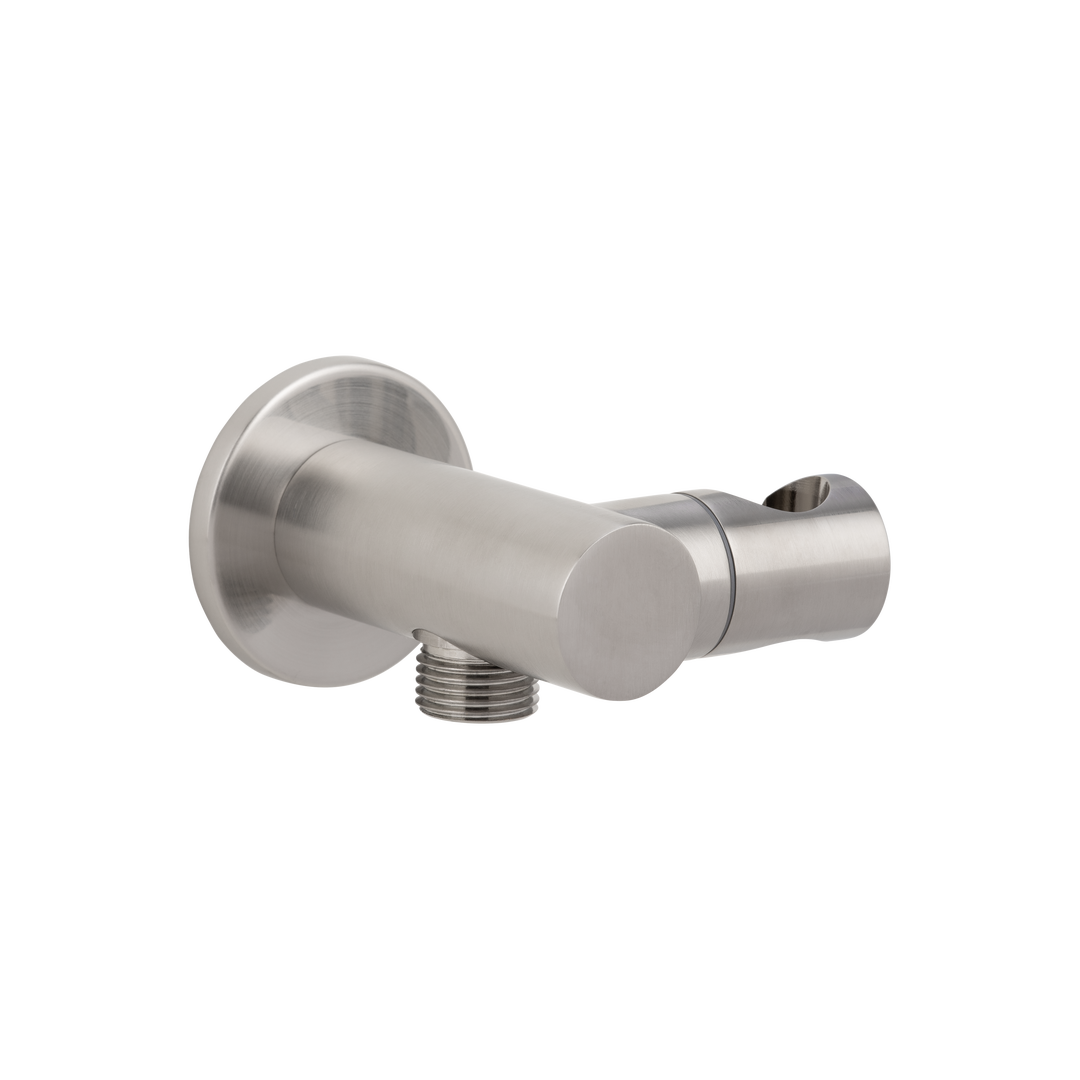Adjustable Hand Shower Holder and BP - Brushed Nickel