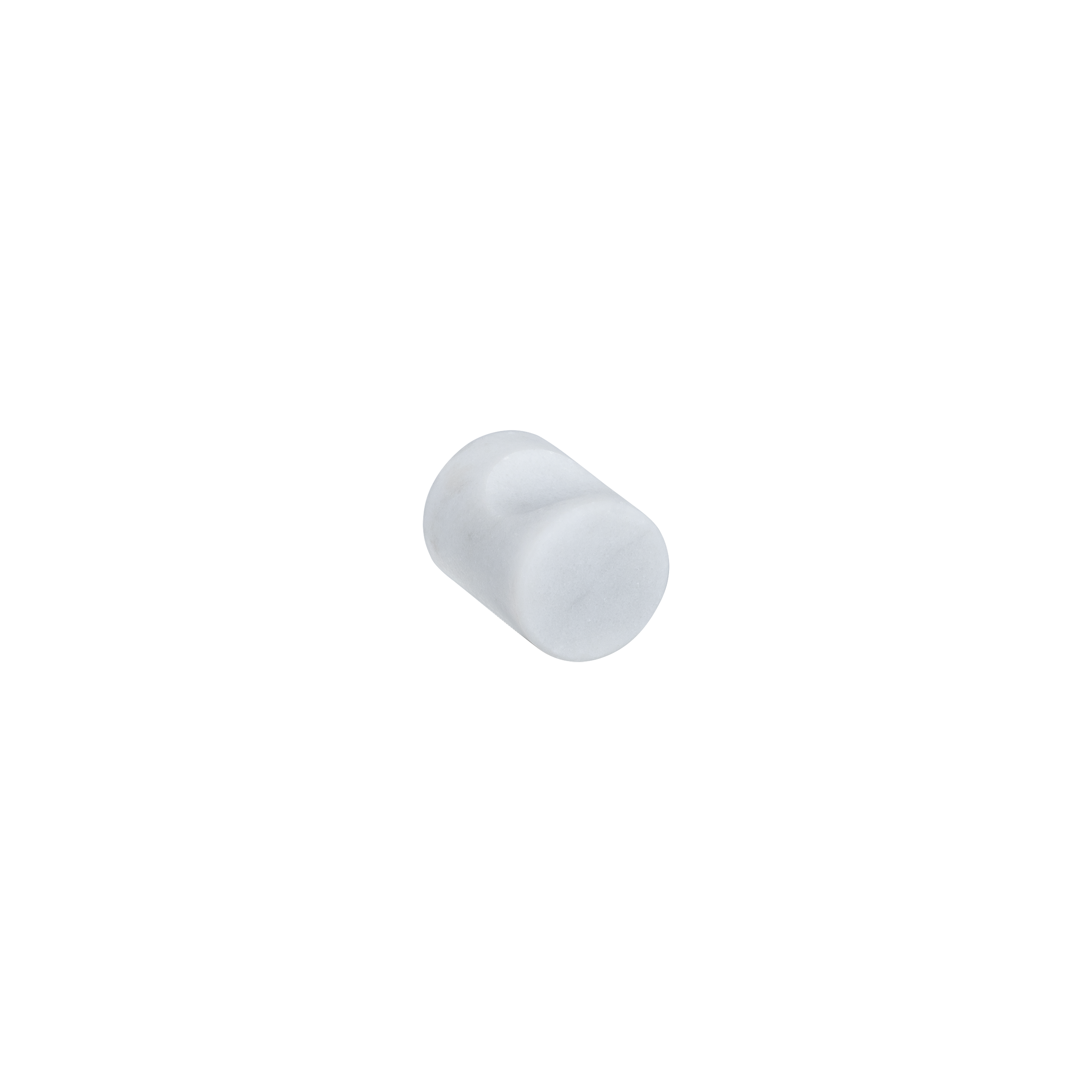 Pedra Small Knob 20mm - Carrara Marble