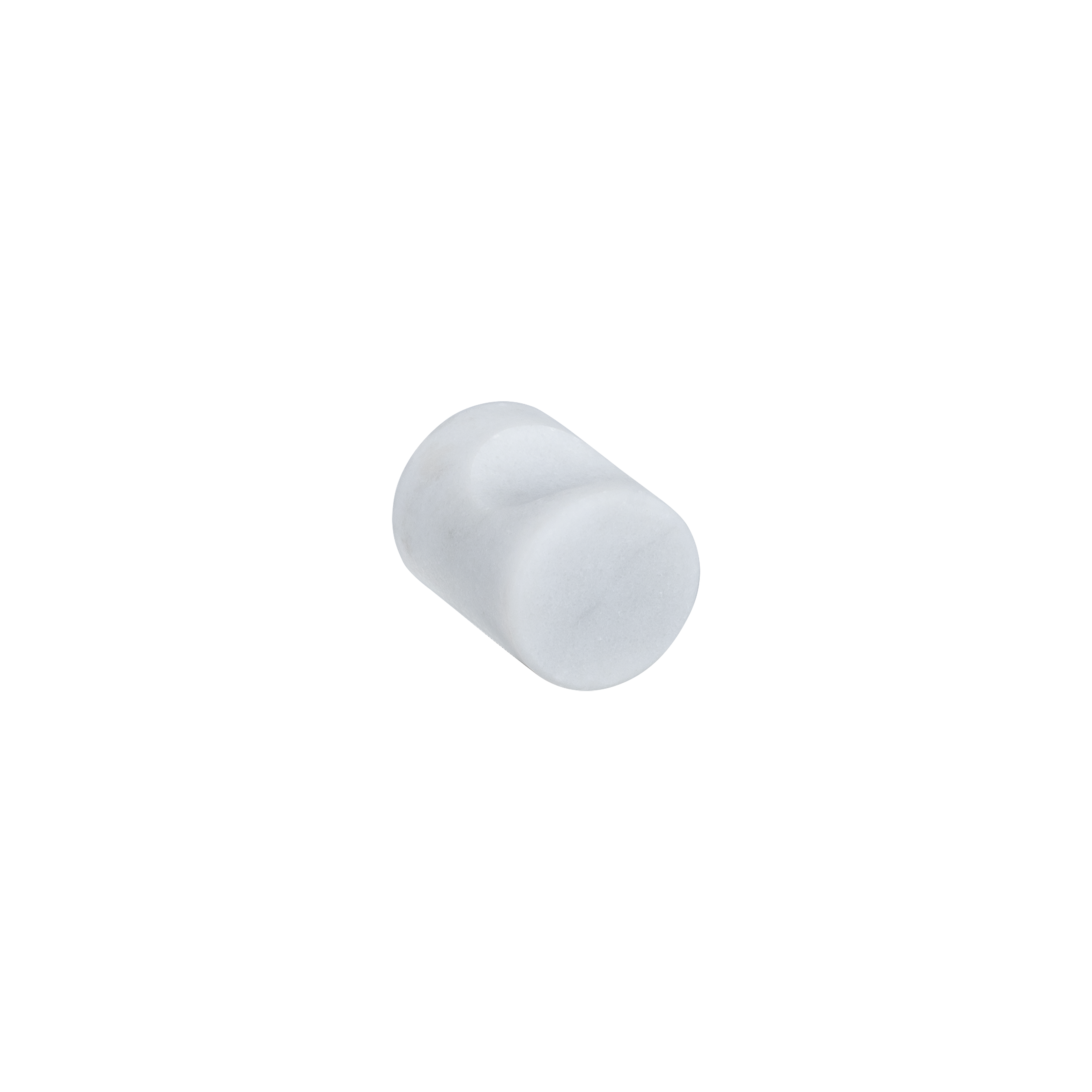 17603-Pedra-Small-Knob-20mm Side Carrara-Marble