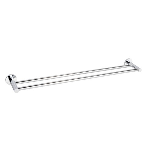 Elysian Double Towel Rail - Chrome