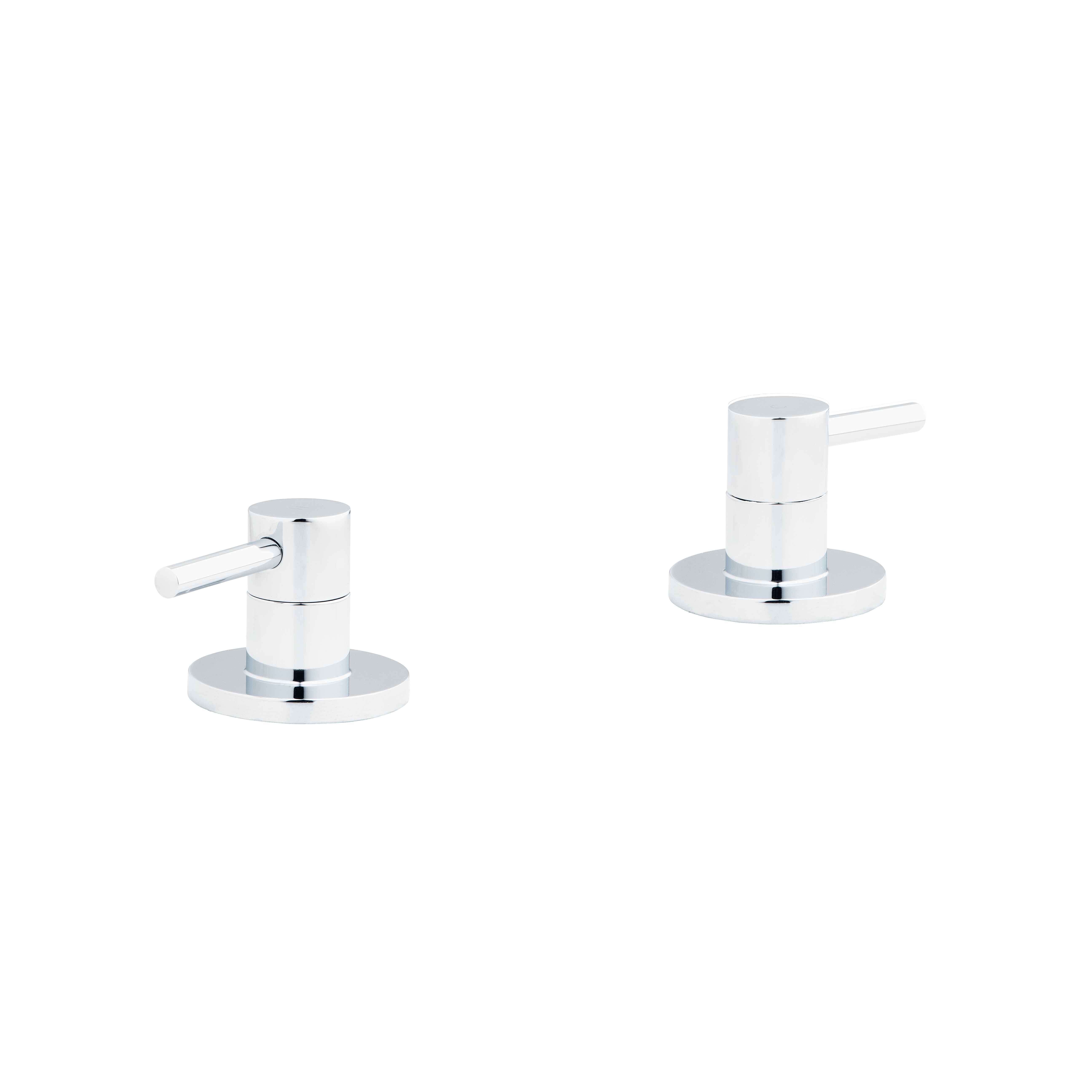 Elysian Assembly Bench-Mounted Taps - Chrome