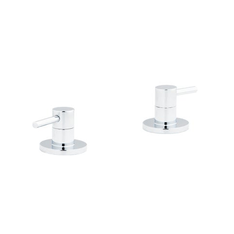 Elysian Assembly Bench-Mounted Taps - Chrome