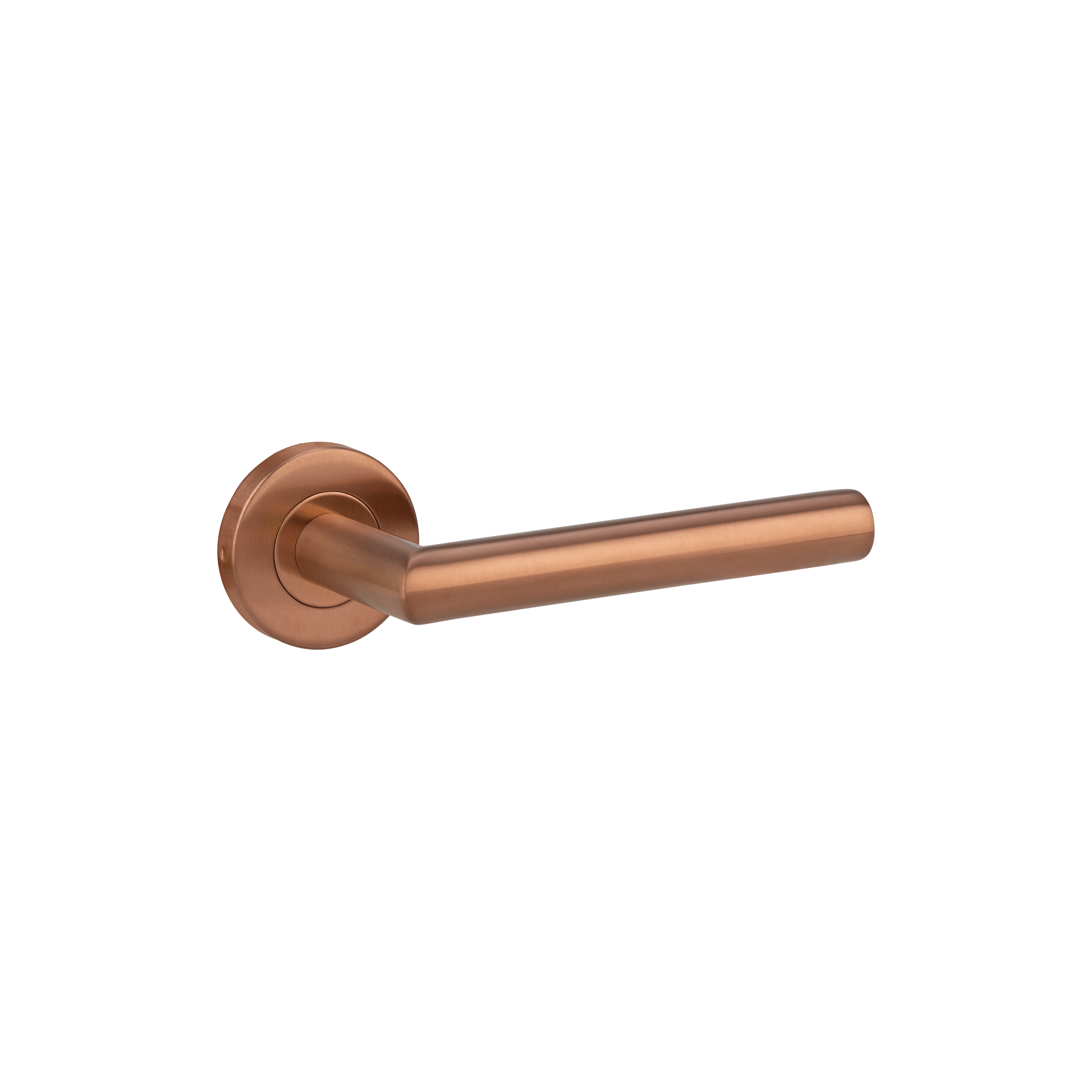 Davis Door Handle - Brushed Copper