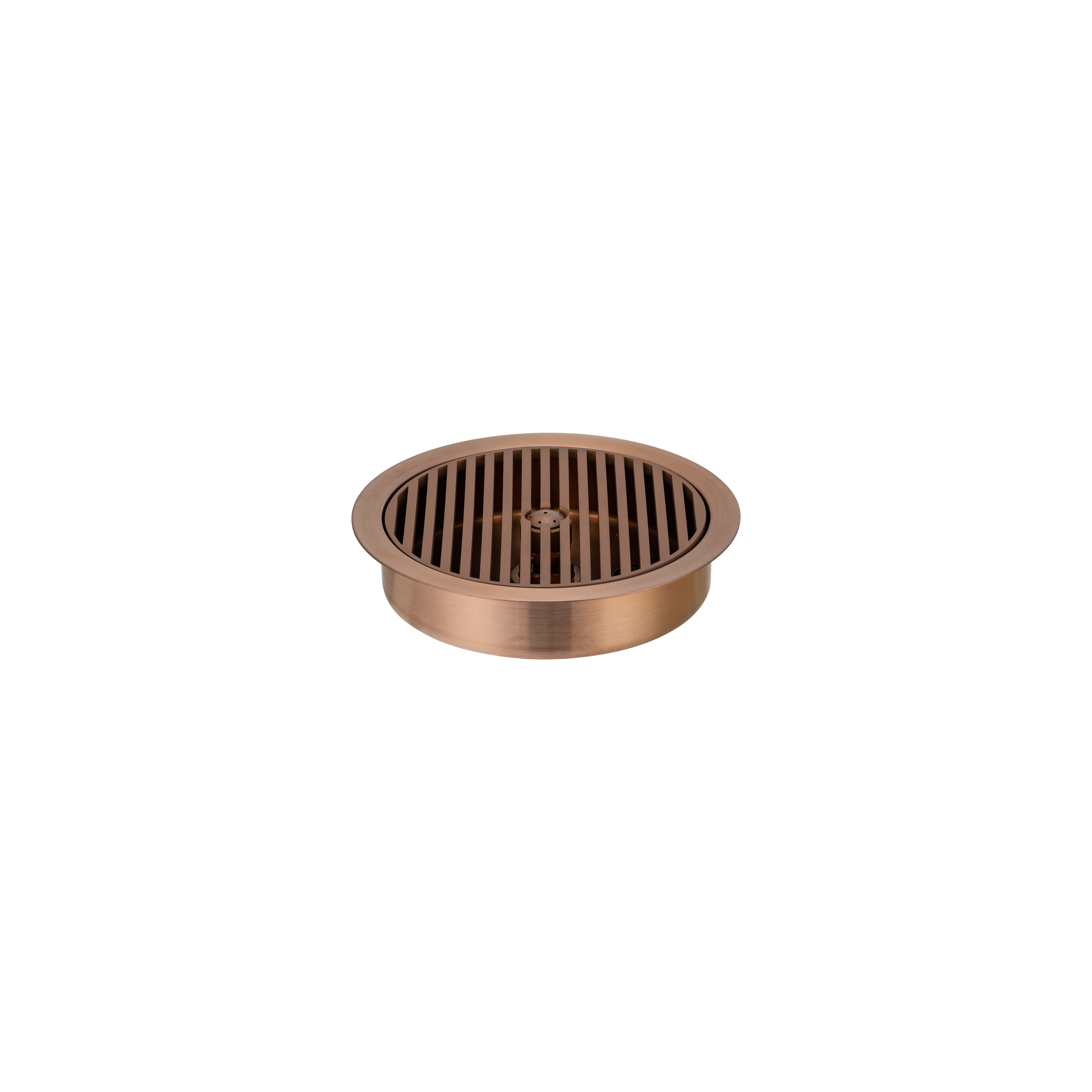 Glass Cleaner with Drain - Brushed Copper