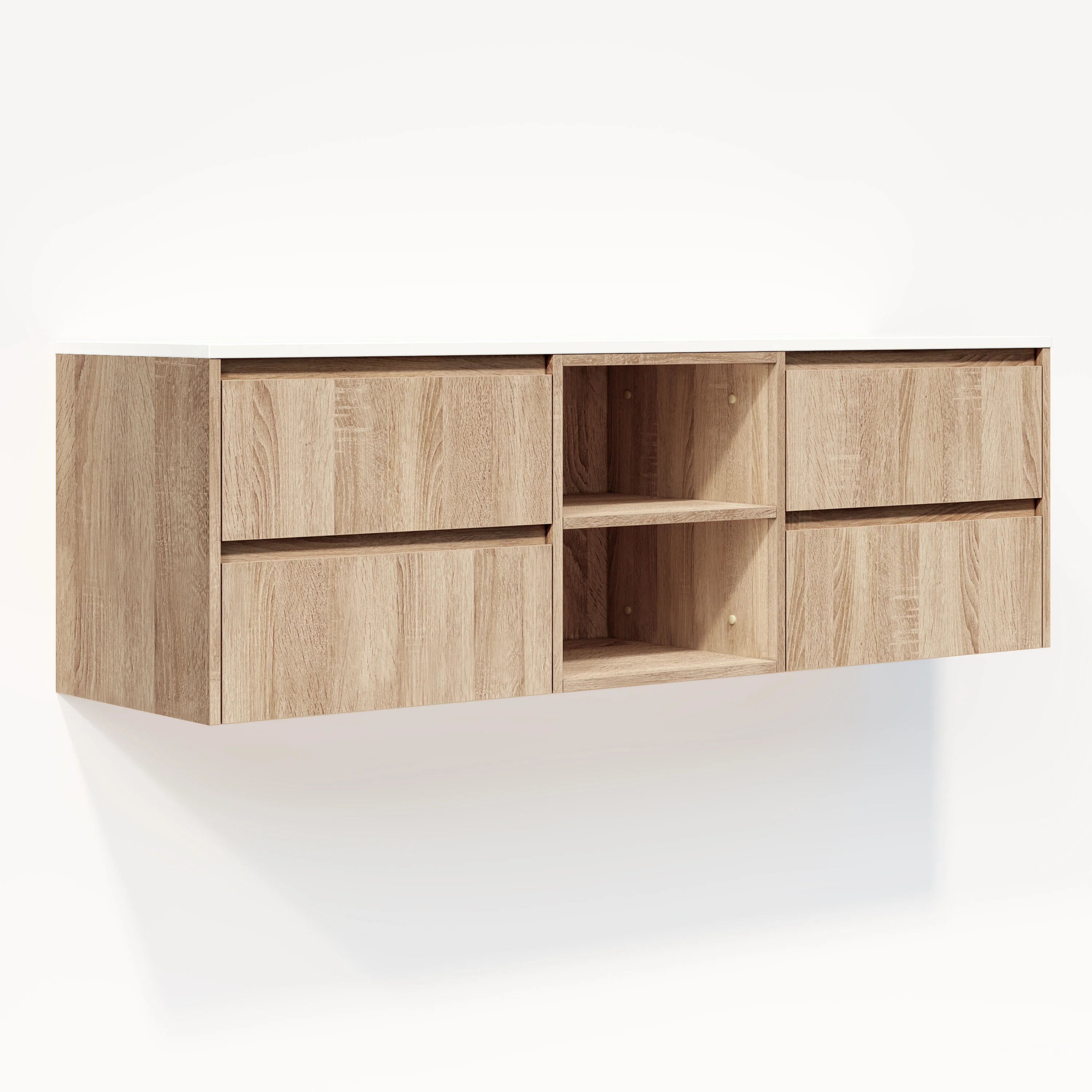 Addison%204-Drawer%20with%20Shelves%201614mm V2 White%20Ash%20Oak